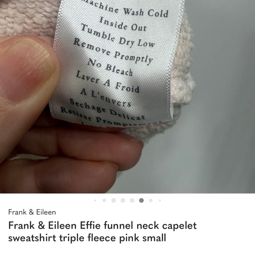 Frank & Eileen Effie Caplet in Pale Pink - Small - Picture 7 of 7